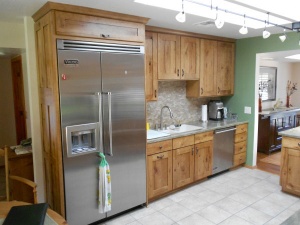 Kitchen cabinets that were updated as part of kitchen remodeling in Surprise, AZ