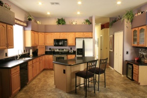 A Modern Kitchen Bar Addition added as part of a kitchen renovation in Norterra, AZ