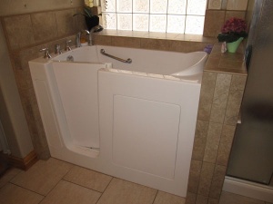 A shower to tub conversion in Phoenix