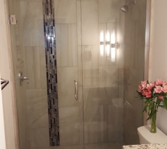 Bathroom Remodeling in Peoria, AZ, with Glass Shower Enclosure