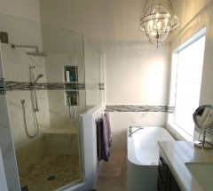Shower Room With Small Bathtub
