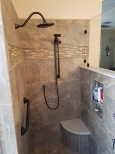 Shower installed in a Budget-Friendly Bathroom Remodeling in Phoenix