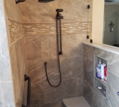 Shower installed in a Kitchen and Bathroom Design in Scottsdale