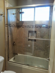 Bathroom Remodeling with a new shower in Glendale