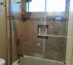 Bathroom Remodeling with a new shower in Glendale