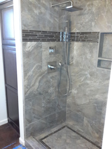 New Shower after a Bath Remodel in Phoenix, Scottsdale, Peoria, AZ, Glendale, AZ, and Surrounding Areas