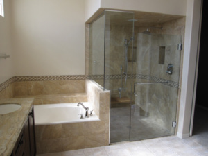 Tub and Shower after Bathroom Remodeling in Mesa, AZ